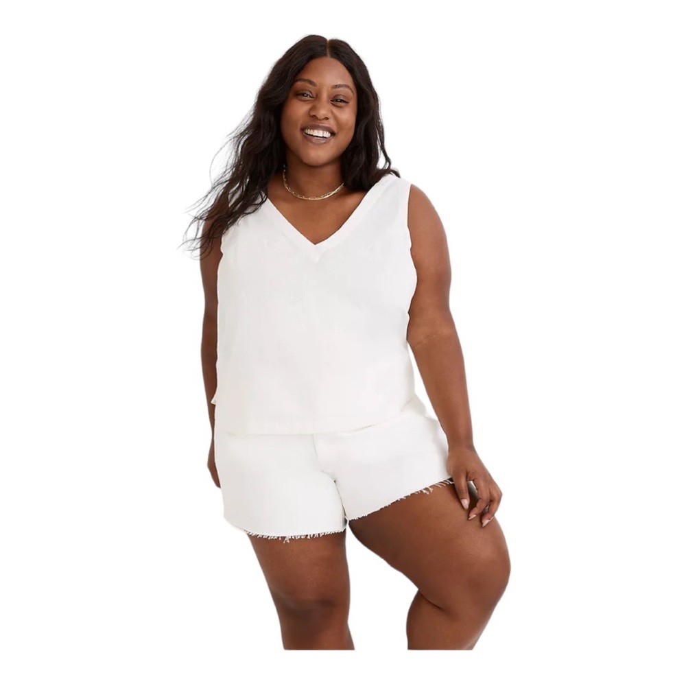 Madewell Plus (Re)sponsibleButton-Back Sleeveless Top